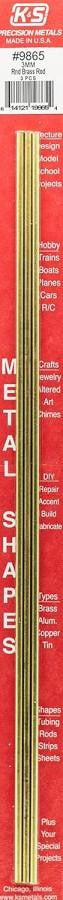 K&S Brass Rod 3mm x 300mm (3) 9865